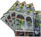 3dRose cst_90472_3 Louisiana New Orleans French Quarter Rob Tilley Ceramic Tile Coasters, Set of 4...