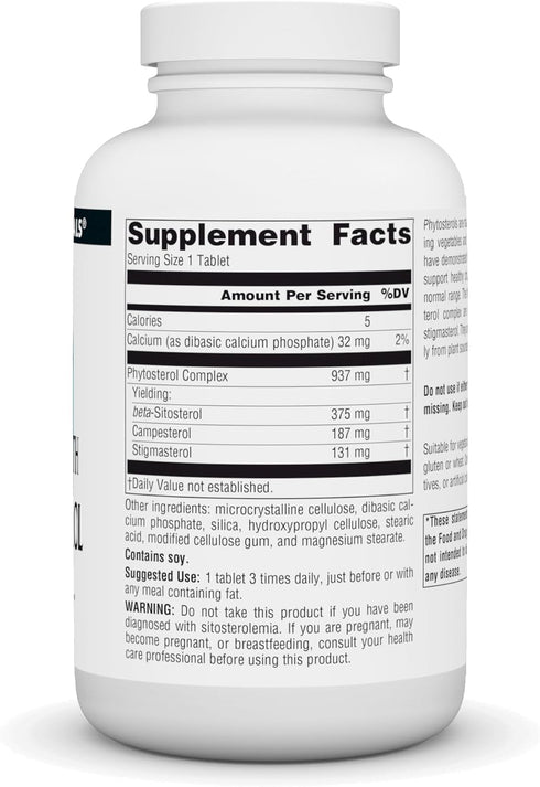 Source Naturals Mega Strength Beta Sitosterol 375mg - 120 Tablets...
