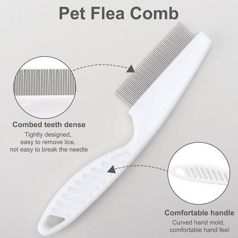 Pet Hair Cleaner Brush?Cat Brush with Release Button?Cat Grooming Long Short Cats Dogs Massage Brushes?Cat for Shedding Dandruff Comb(Purple)...