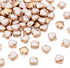 KISSITTY 100pcs Alloy White Heart Enamel Charms Light Gold Edge Plated Pendants for Necklace Bracelet Dangle Charm Jewelry Making...