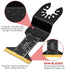 5pcs Titanium Oscillating Tool Blades for Metal Nails Hard Material and Wood Plastic - Multitool Blades Fit Dewalt Bosch Worx Milwaukee Ryobi...