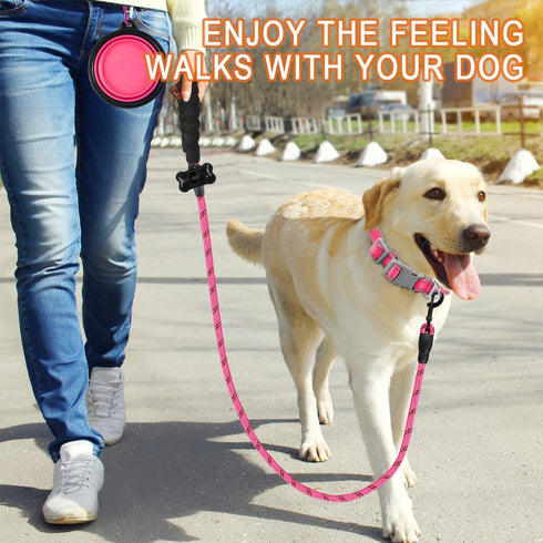 BARKBAY Dog Leashes for Large Dogs Heavy Duty Dog Leash 4/5/6 FT with Comfortable Padded Handle and Highly Reflective Threads for Medium Large Dog...