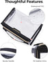 BAGSMART TSA Approved Toiletry Bag, Clear Travel Toiletry Bag, Makeup Cosmetic Pouch Bag for Women Men Carry on Airport Airline Quart Size Complia...