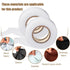 Outus 2 Rolls Fabric Fusing Tape Adhesive Hem Tape Iron on Tape Each 1/2 Inch (White,27 Yards Each)...
