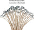 100pcs ECO Wicks for Soy Candles, 6 inch Pre-Waxed Candle Wick for Candle Making,Thick Candle Wick with Base...