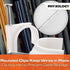 Pro-Grade, Cable Clips with Steel Nails 5mm, 7mm, 9mm Wire Holders and Tacks 100 Per Size. Durable, Easy Install, UV Resistant Plastic Clips to Or...
