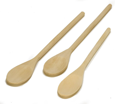 Imusa Wooden Spoons 3-Piece | Maplewood | Non-Scratch | For Cooking | Set of 3...