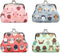 Oyachic 4Pcs Cute Owl Coin Purse Buckle Change Pouch Small PU Leather Wallet Kiss Lock Clasp Clutch Animal Bag Vintage Car Key Holder for Girls Wo...
