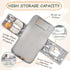 Portable Diaper Changing Pad - Travel Waterproof Baby Changing Mat with Shoulder Strap - Foldable Diaper Changing Station with Wipes Pocket...
