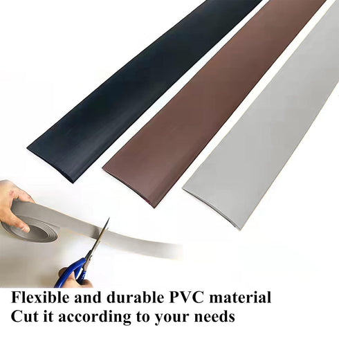 Floor Transition Strip Self-Adhesive Cover Strips Threshold Repair Floor Gap Vinyl Flooring Transitions Laminate Floor Flat Divider Strip Minimali...