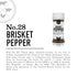 Lillie’s Q - Brisket Pepper BBQ Rub, Cracked Pepper BBQ Rub, Traditional Texas-Style Brisket Barbeque Rub, Large Pepper Grind Size, Perfect Barbeq...