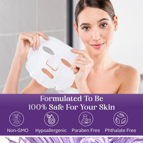 Envy Collagen & Peptides Sheet Face Mask - Dermatologist Tested - Prevents Sun Damage, Reduces Acne Scars & Wrinkles, Hydrating Sheet Mask - Korea...