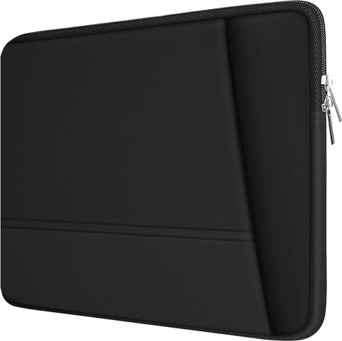 TEDNETGO Laptop Sleeve 15.6 inch, Upgrade Sturdy Portable Monitor Computer Laptop Case, Carrying Sleeve Bag Briefcase Bag 15.6'' with Pockets for ...