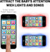 Toy Learning Play Cell Phone with 8 Functions and Dazzling Lights for Toddler Baby Kids 12-18 Months Ages 1-3 Year Old...