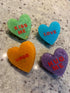 Heart Shaped Cake Pans Heart Silicone Mold for Baking, Large 2 Inches Heart Molds, 10 Cavities Suitable for Ice Cube Mold, Chocolate Mold, Valenti...
