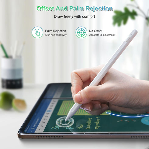 Wireless Charging Pencil 2nd Generation, Pencil for iPad 2nd Generation Stylus Pen for iPad Pro with Palm Rejection Tilt Sensitivity, Pen for ipad...