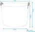 Sunnydaze 1-Pack of 1-Gallon Garden Grow Bags for Vegetables - 300 GSM Nonwoven Polypropylene Felt Fabric Flower Pots and Planters with Handles - ...