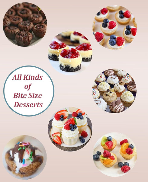 Silicone Mini Muffin Pan, 12-Cup Mini Cupcake Pan with Silicone Pastry Brush for Making Mini Egg Muffin, Keto Diet, BPA Free, Dark Red...