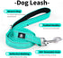 IVY&LANE 2 Pack Reflective Dog Collars and Leashs Set,Adjustable Neoprene Padded Dog Collars for Puppy, Breathable Nylon Pet Collar for Small Medi...
