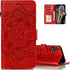 for Samsung Galaxy A01 Case Flip Premium Wallet Phone Case PU Leather Mandala Embossed Shockproof Cover with Kickstand Card Holder Cover for Samsu...