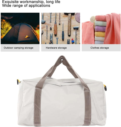 Zerone Wide Mouth Tool Bag Heavy Duty Waterproof Handbag with Large Capacity for Electrician, Plumbing, Woodworking (20in)...