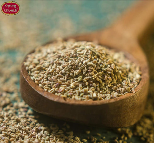 Ajwain Seeds (Carom Seeds) 3.5 oz | Resealable Bag | By Spicy World...