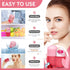 AURUZA Ice Face Roller and Gua Sha Set, Ice Roller for Face & Eye Puffiness Relief Beauty Facial Rollers Mold Icing Massage Skin Care Tools for Br...