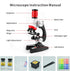 Science Kits for Kids Beginner Microscope with LED 100X 400X and 1200X-Include Sample Prepared Slides (1)...