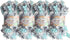 Alize Puffy Fine Color Baby Blanket Small Loop 100% Micropolyester Soft Yarn Lot of 4skn 400gr 64yds (5939)......