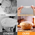 200PCS Bowl Covers for Bread Proofing, Reusable Elastic Sourdough Bread Baking Cover, Plastic Bowl Covers for Bread Rising, Stretchable Plastic Wr...