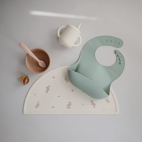 mushie 100% Silicone Training Cup & Straw for Toddlers | 6 Months+ (Shifting Sand)...