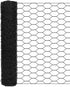 Garden Poultry Black Chicken Wire - 13.7 '' × 157 '' Chicken Wire for Crafts, Garden Fence Animal Barrier, 1 inch Mesh Poultry Netting Fence, Pet/...