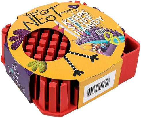 Your Nest Craft Organizer for Rulers, Scissors, Rotary Cutters and More - Cardinal Red...