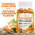Turmeric Curcumin with Cinnamon & Ginger Gummies 95% Curcuminoids Black Pepper for Max Absorption Joint Support, Nature's Tumeric Herbal Extract S...
