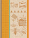 Garnier Thiebaut Miel Et Abeilles Ocre (Honey and Bees) French Kitchen Towel 22"x30", Cotton, Jacquard...
