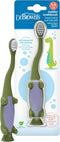 Dr. Brown's Toddler Toothbrush, Dinosaur, Green, 1-Pack...