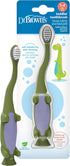 Dr. Brown's Toddler Toothbrush, Dinosaur, Green, 1-Pack...