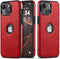 Design Compatible with iPhone 13 Mini Case Luxury Leather Business Vintage Slim Non-Slip Soft Grip Shockproof Protective Cover (2021) 5.4 Inch (Re...