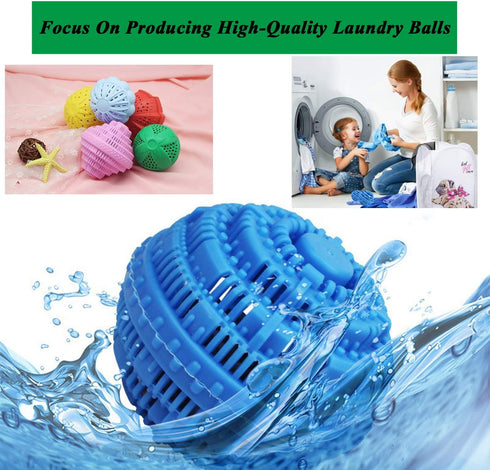 2Pcs Premium Washing Ball, Super Soft Shell Doesn't Hurt Clothes, Advanced ceramic balls, Eco-Friendly Laundry Balls,2000 Washing Cycle Laundry Ba...