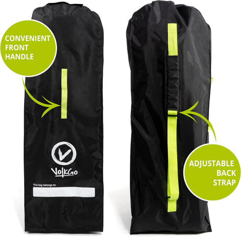 V VOLKGO Stroller Bag for Airplane, Large Cover for Airtravel, Jogger & Umbrella Stroller Cover for Travel - Fits Most Sizes, Gate Check Bag, Heav...