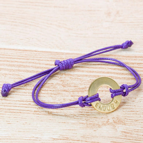 5Pack Metal Stamping Kit Brass Washer Bracelet Blanks 14ga. for Handmade Personalized Name Cuff Bracelets Jewelry Making(Purple)...