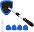 AstroAI Windshield Cleaner Tool, Car Interior Detailing Cleaning Kit with Extendable Handle and 4 Reusable Microfiber Pads, Auto Glass Wiper Brush...