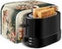 Hummingbird Floral Print 2 Slice Toaster Covers Dust Protection Bread Maker Covers Toaster Oven Cloth Cover Kitchen Accessories Washable Appliance...
