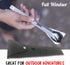 Full Windsor Splitter Hypalon Pouch - Travel & Camping Utensils Pouch - Waterproof, Reusable, Foldable, Portable, Pocket-Sized Cutlery Set Case - ...
