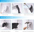 simpletome ONE HAND TEAR Paper Towel Holder Under Cabinet Adhesive or Drilling Installation Aluminum Alloy + ABS (Black)...