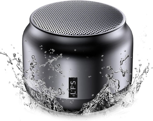 LFS Portable Bluetooth Shower Speaker, Waterproof Outdoor Wireless Speaker, Ultra-Long Play Time 15 Hours, TWS Pairing, Suitable for Home, Pool, B...