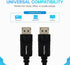 Visiontek DisplayPort to DisplayPort (M/M) 2 Meter Cable (901211)...