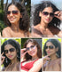 Dollger Rimless Y2K Sunglasses for Women Men Rectangle Trendy Glasses Retro Shades...