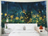 EMMTEEY Fantasy Tapestry Lampyridae Night Trees Lightning Bugs Fireflies Wall Tapestry Wall 80X60 Tapestry Present for Friends Families...