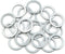 X AUTOHAUX 20pcs Engine Oil Crush Washers Drain Plug Gaskets 18mm ID. 23.9mm OD. for Car...